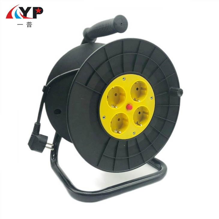 ເຢຍລະມັນປະເພດ 4x16A Sockets 250V Plastic Industrial Reel