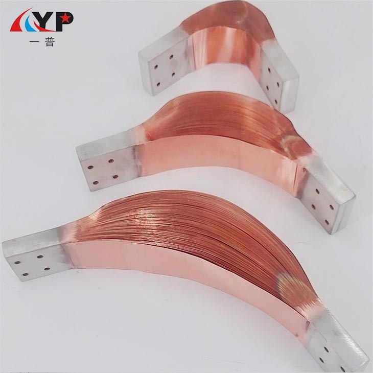 ແຮງດັນສູງ Switchgear Copper Busbar ເຊື່ອມຕໍ່ແບບຍືດຫຍຸ່ນ